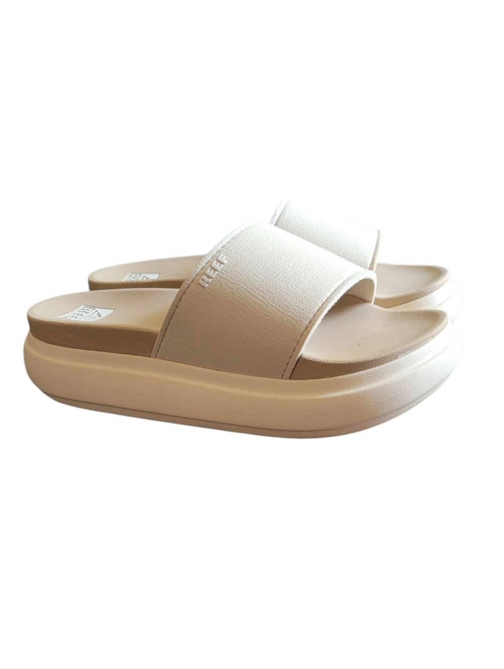 REEF Bondi Bay Platform Cushioned Slide Sandals 9